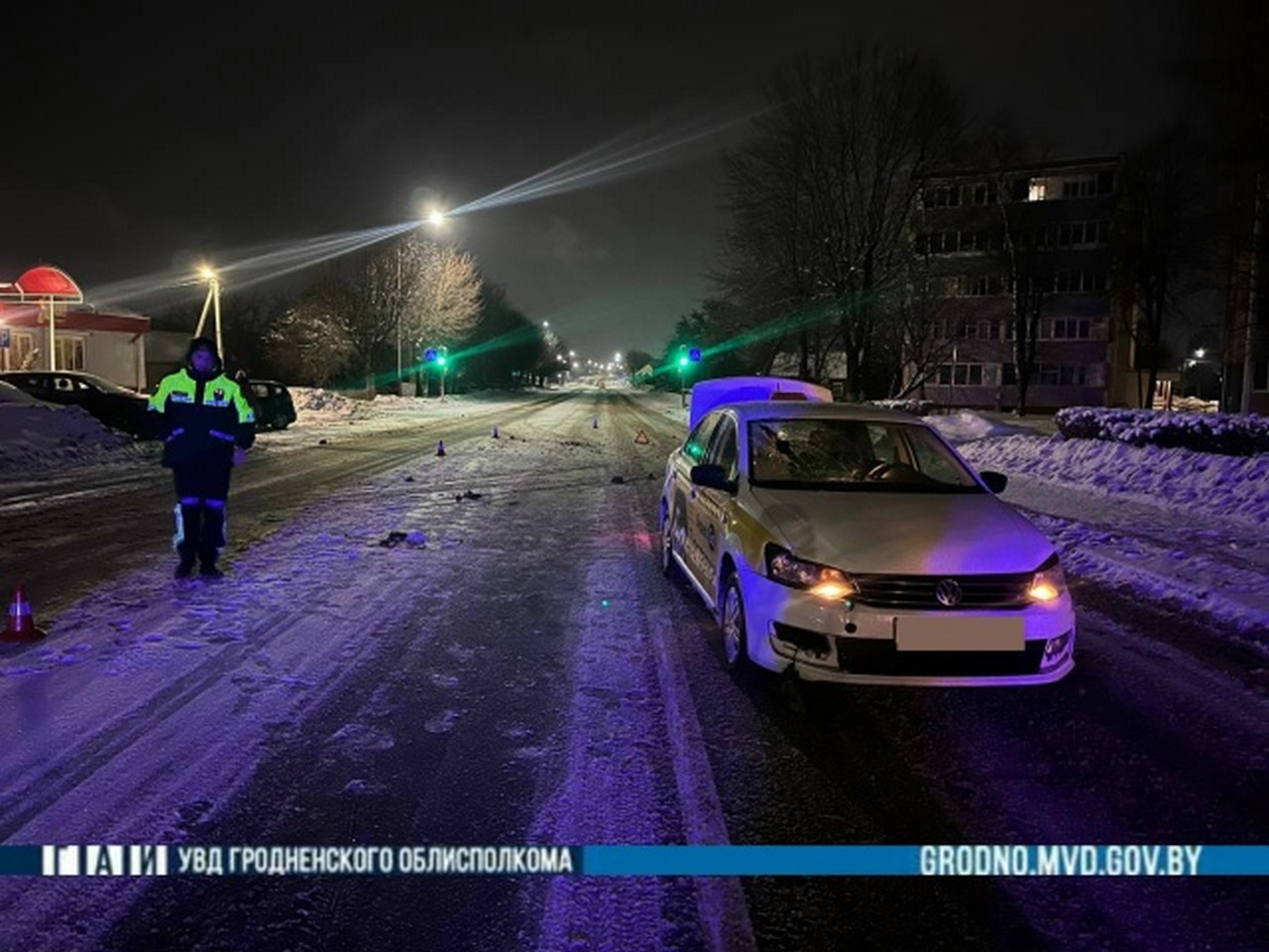 Ночное ДТП в Лиде