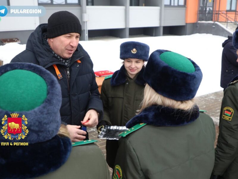 военнослужащим Гродненской пограничной группы