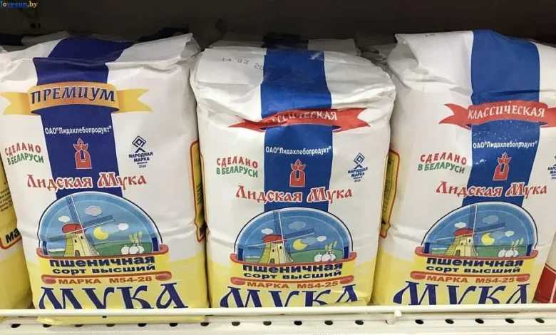 Цифры на пачке муки