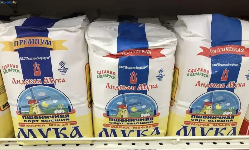 Цифры на пачке муки