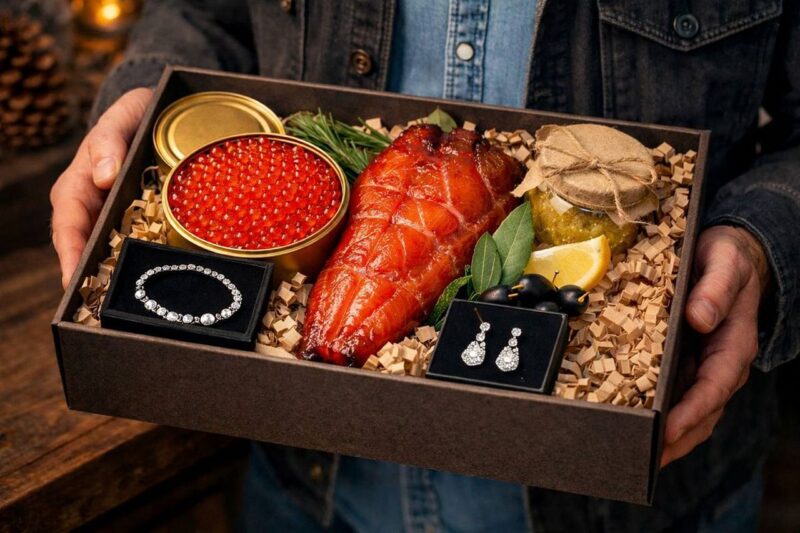 Москвичка отправила деликатесы