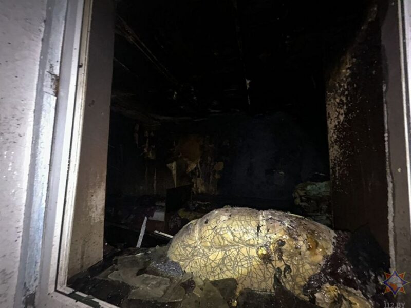 Ночные пожары в Гродненской области