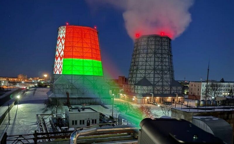 В Гродно на градирне