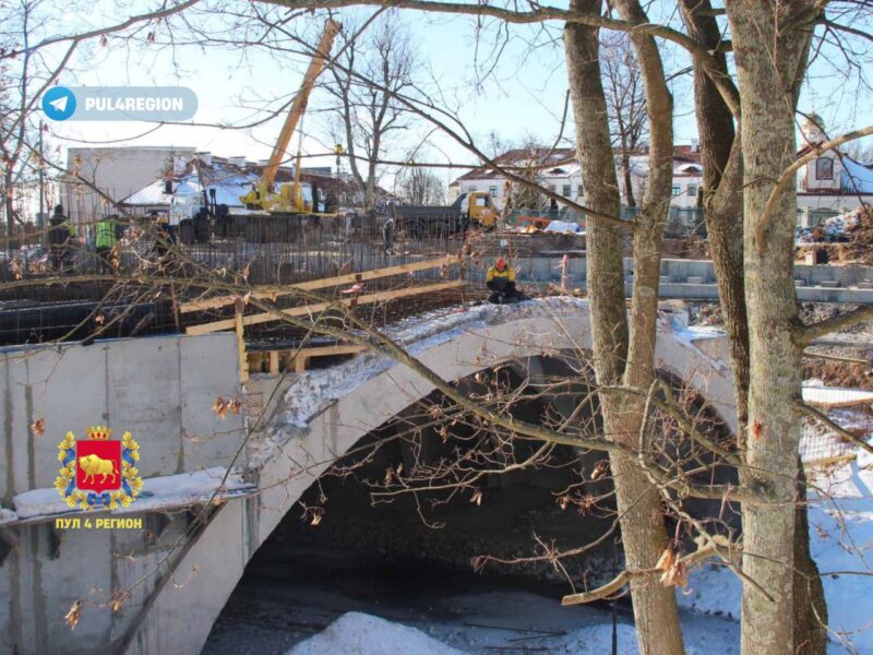 как идет реконструкция моста