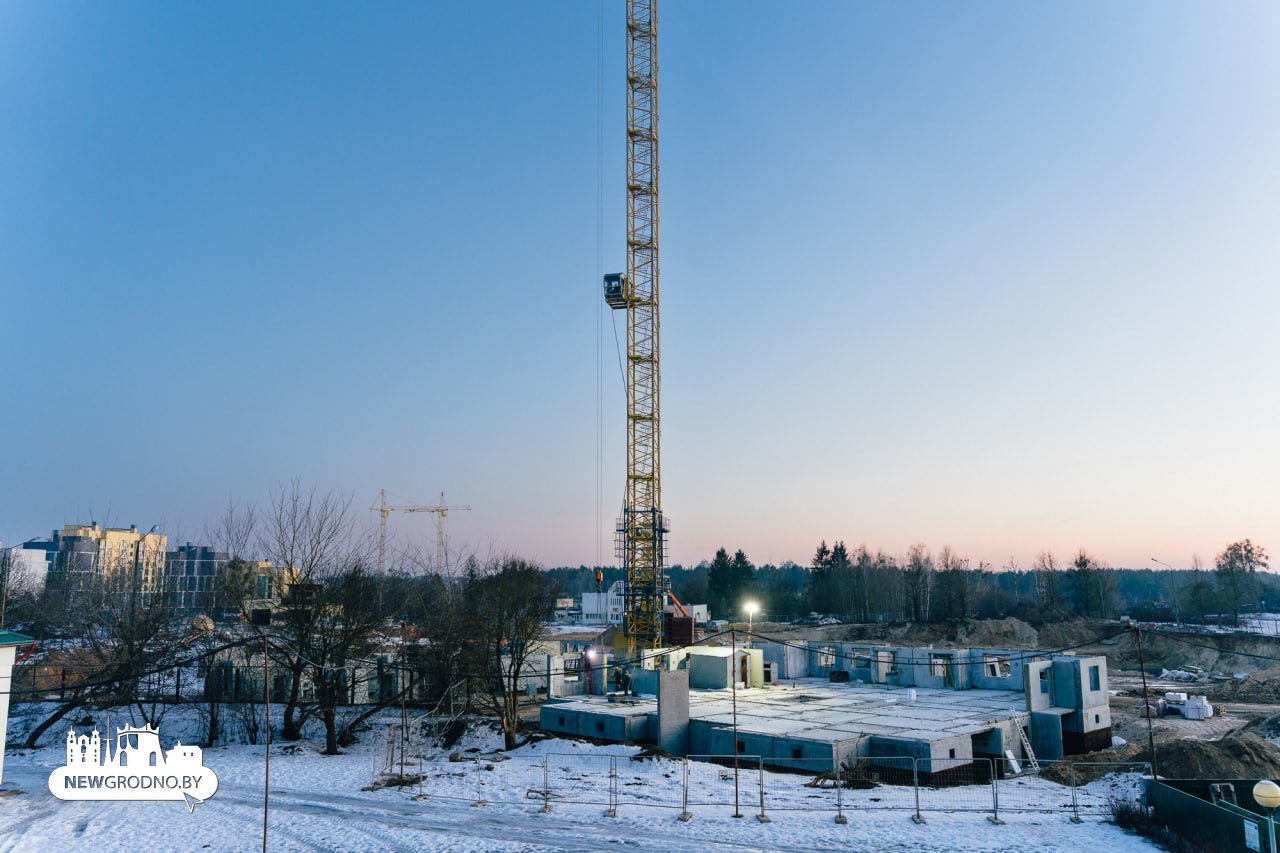 В Гродно на Весенней начали строить 19-этажку