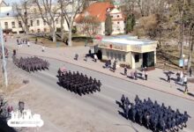 Милиция Гродно прошла парадом по центру города