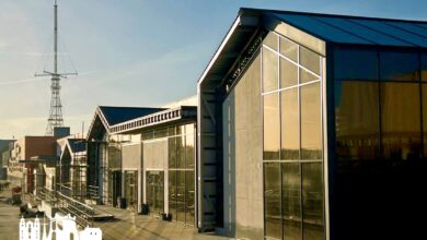 Что за здания пристроили к ТЦ