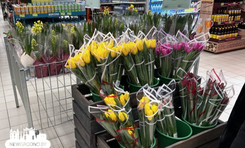 Цены на цветы в магазинах Гродно