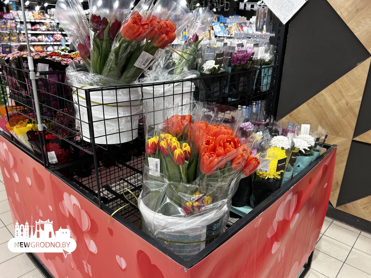Цены на цветы в магазинах Гродно