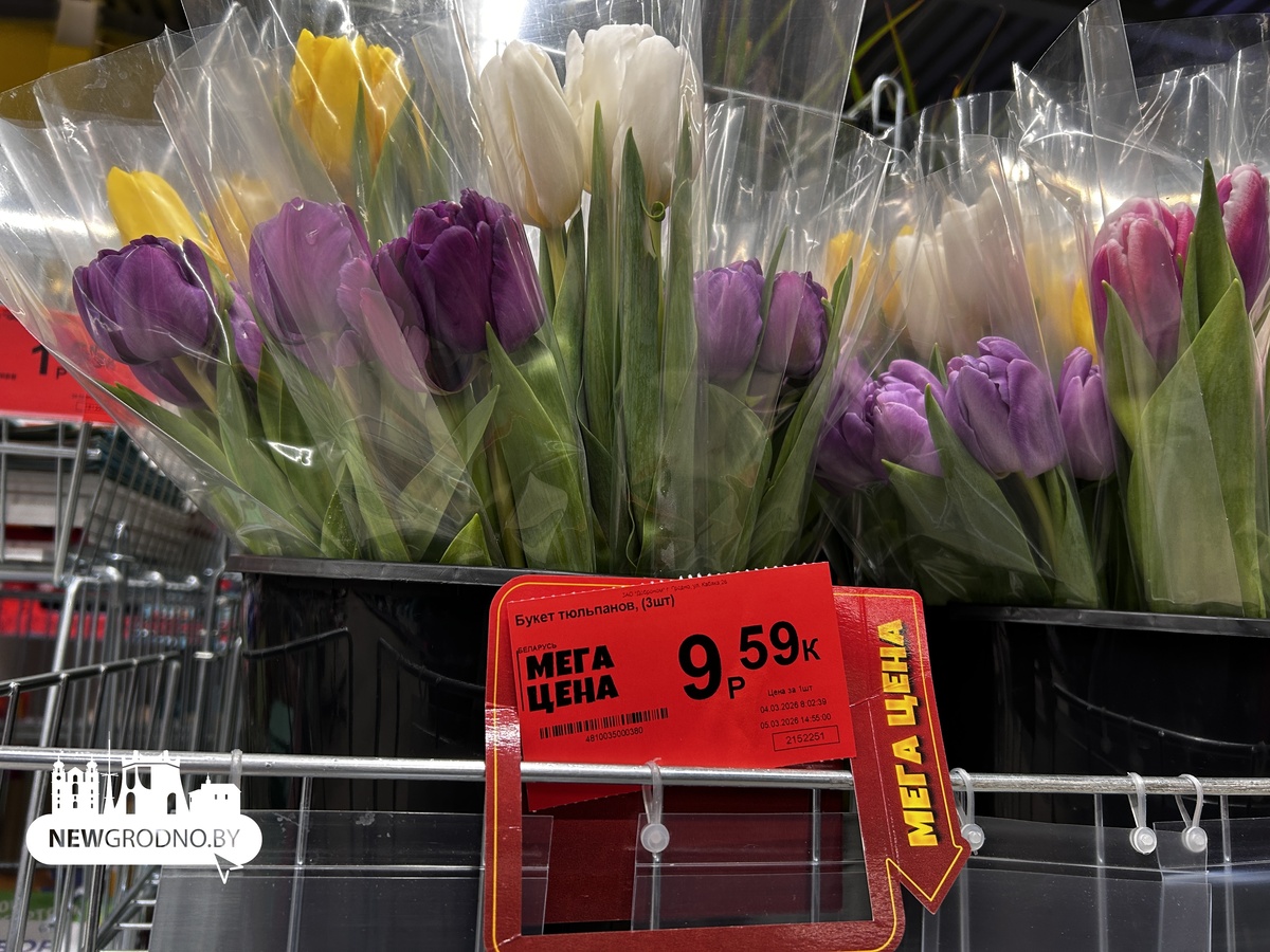 Цены на цветы в магазинах Гродно