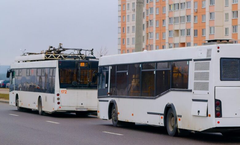 транспорта в микрорайон Грандичи