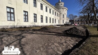 У Нового замка в Гродно нашли