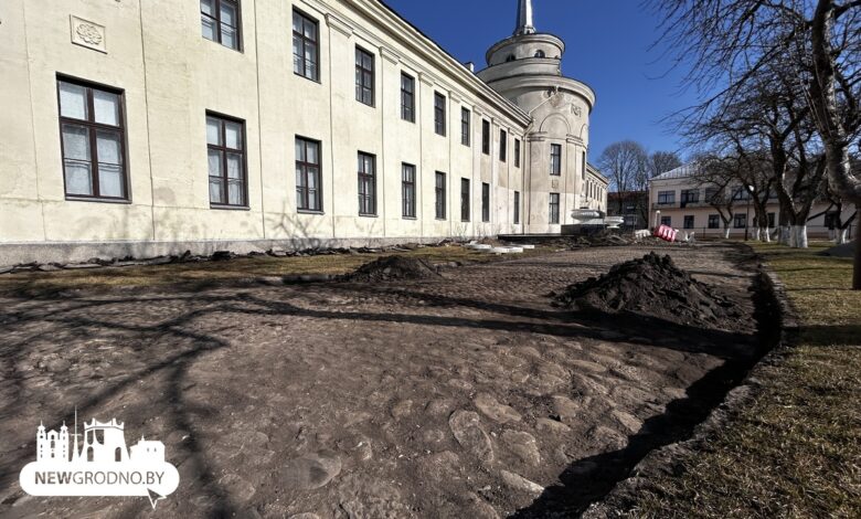У Нового замка в Гродно нашли