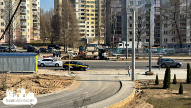 На Дзержинского в Гродно меняют