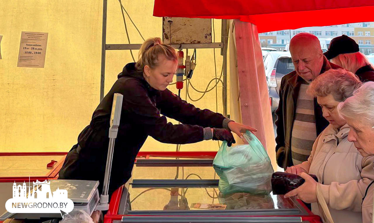 В Гродно привезли много рыбных