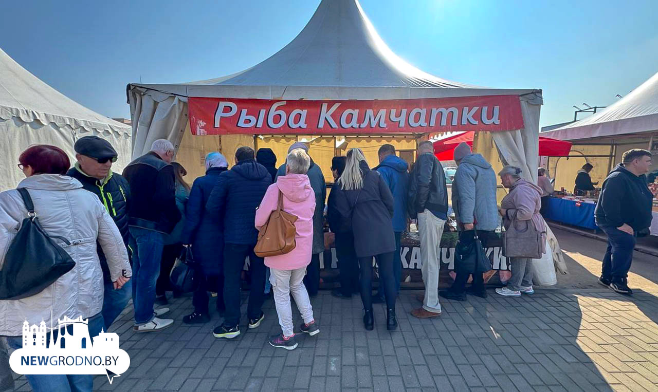 В Гродно привезли много рыбных