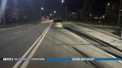 В Слониме водитель сбил