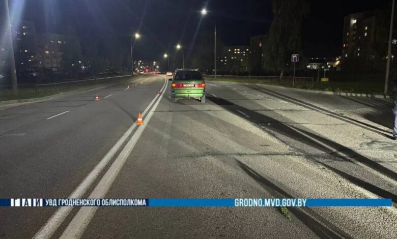 В Слониме водитель сбил