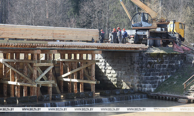 Ремонт шлюза «Домбровка» на канале