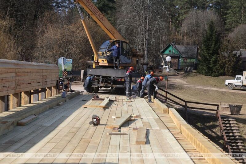 Ремонт шлюза «Домбровка» на канале