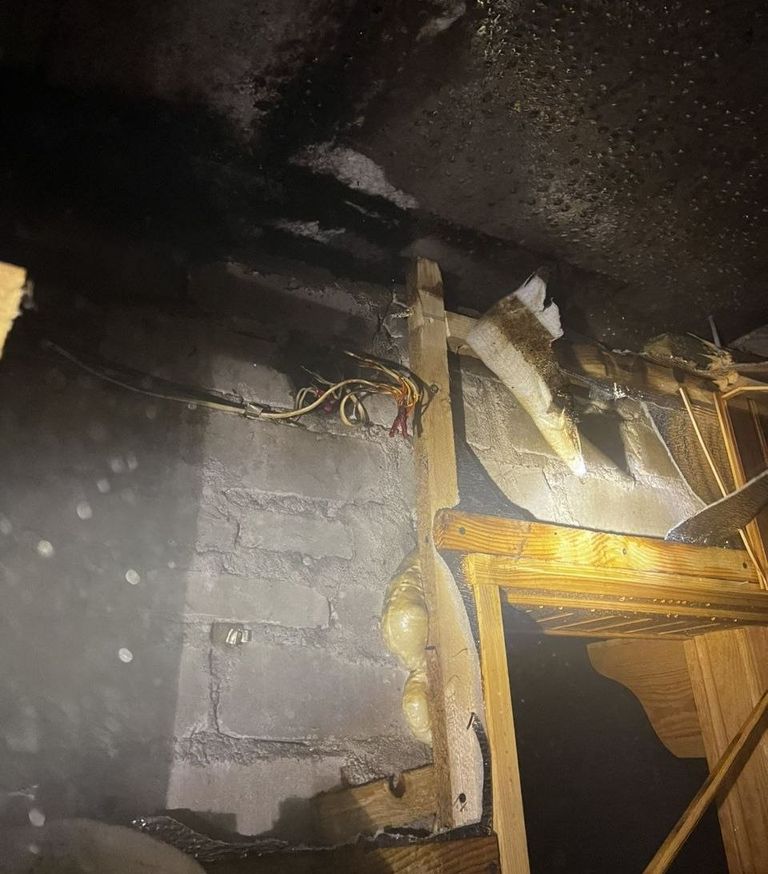 Под Мостами горела баня