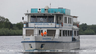 11 апреля теплоход «Белая Русь»