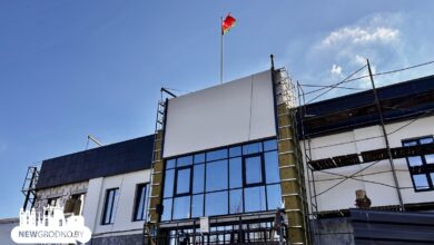 В Гродно на крупных развязках строят