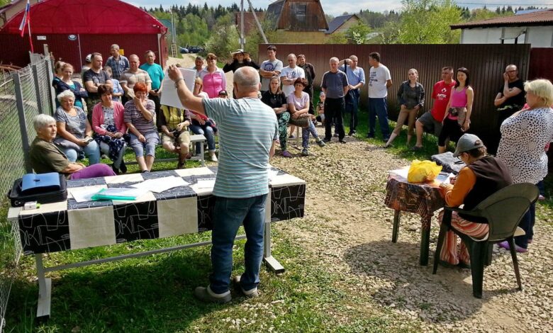 из-за чего дачники