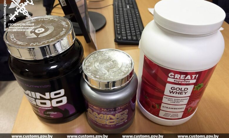 таможенники перехватили более 6 кг