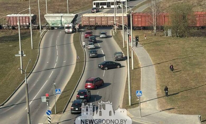 в Гродно поезд сбил