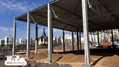 Большой магазин и кафетерий