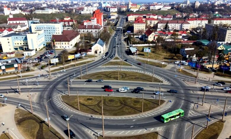 Блогер пролетел над Гродно на дроне
