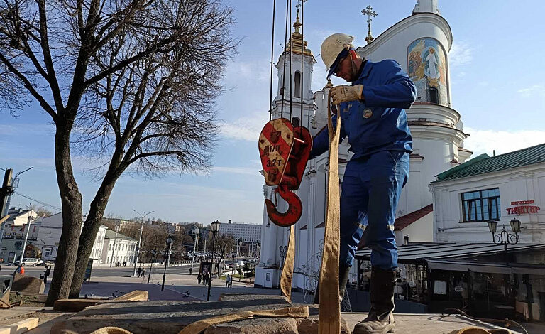 Под Витебском при земляных