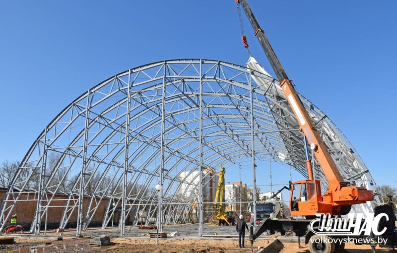 В Волковыске строят крытый 