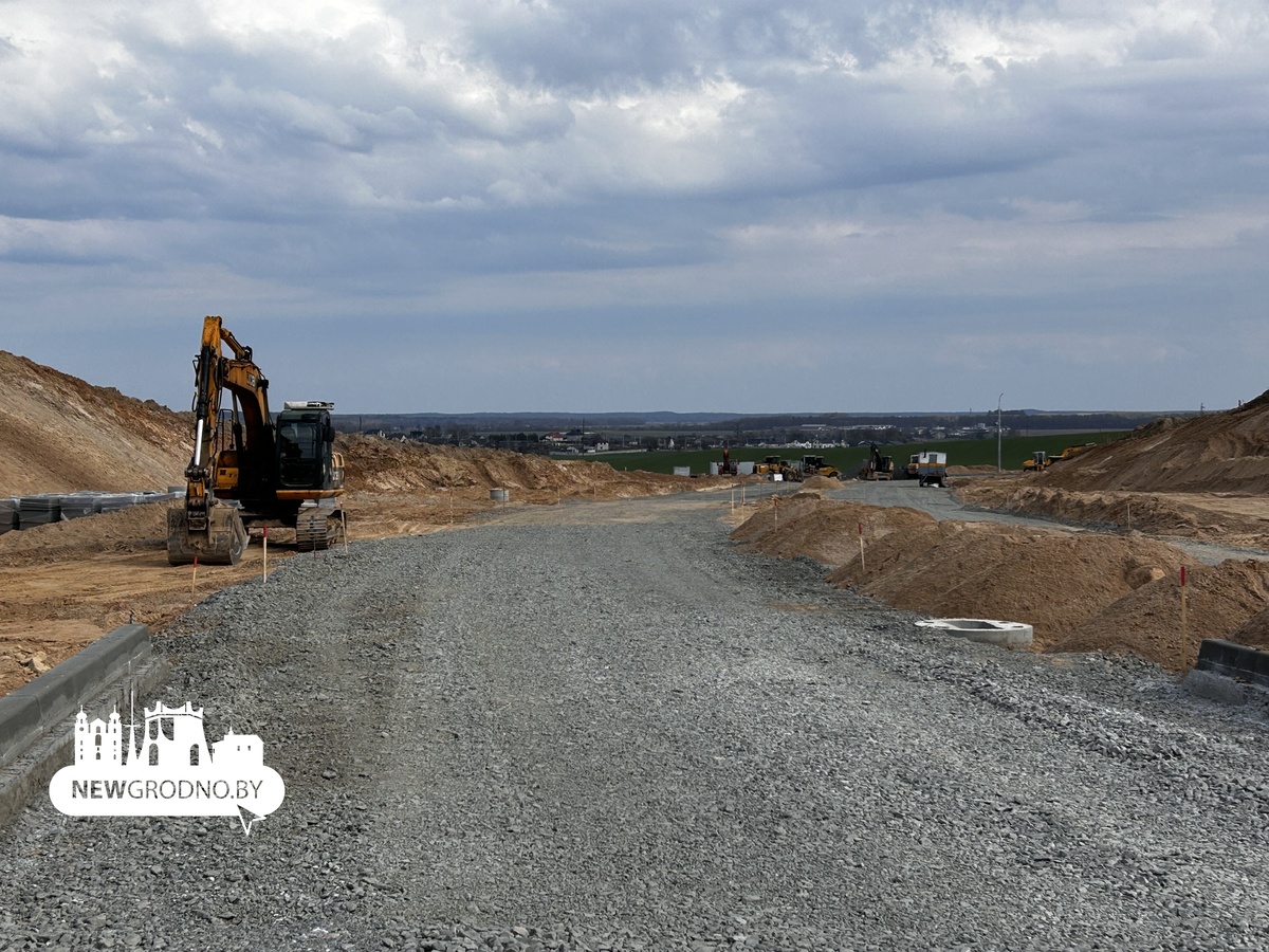 В Гродно строят две новых дороги