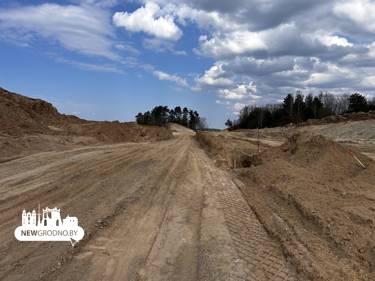 В Гродно строят две новых дороги