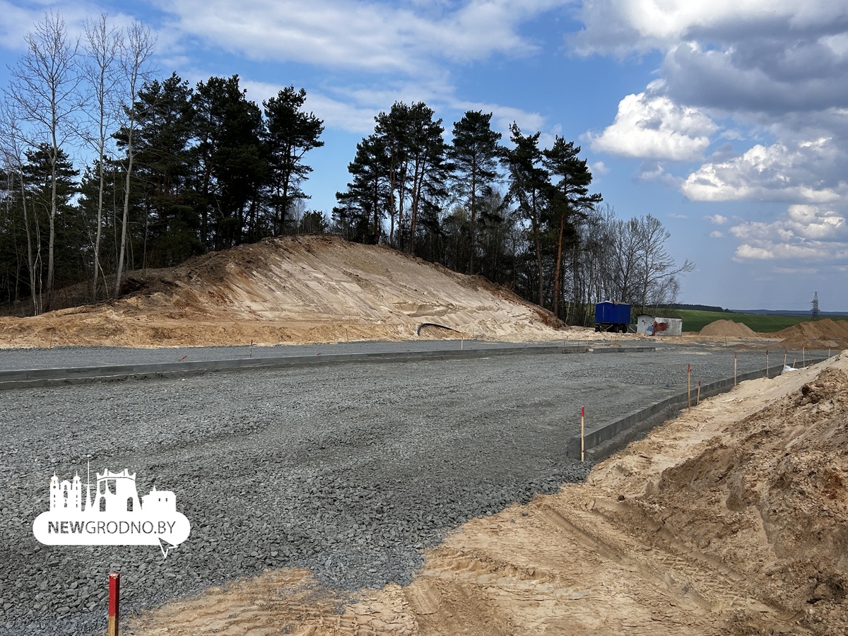 В Гродно строят две новых дороги