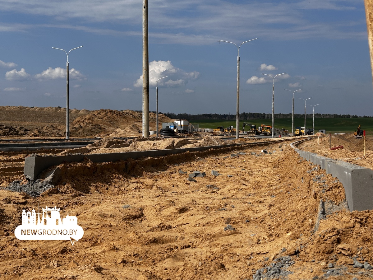В Гродно строят две новых дороги