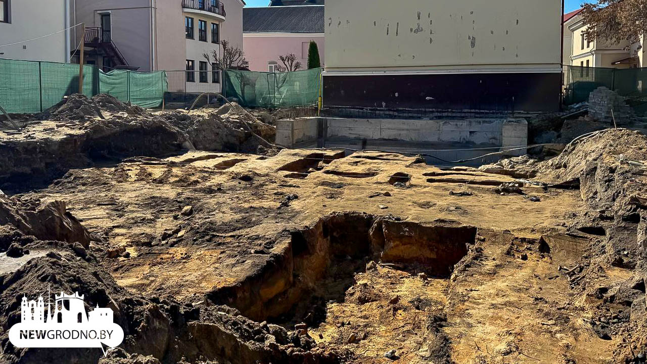 На стройплощадке в Гродно обнаружили захоронения