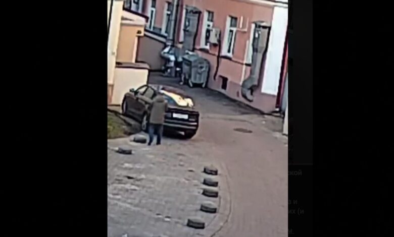 гродненец заехал под «кирпич»