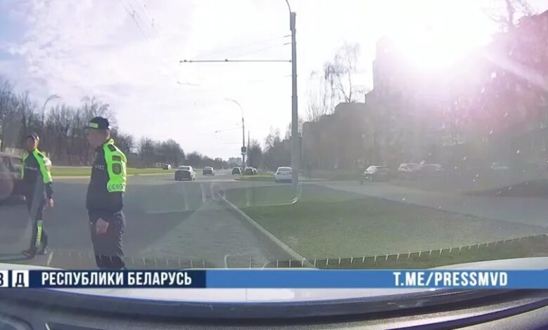 в Беларуси водитель-бесправник