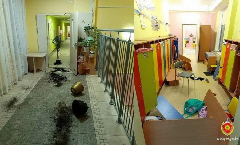 Белорус разгромил детский сад