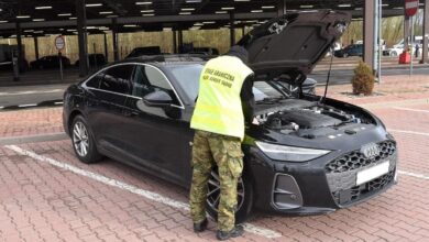 немку на Audi A6 развернули