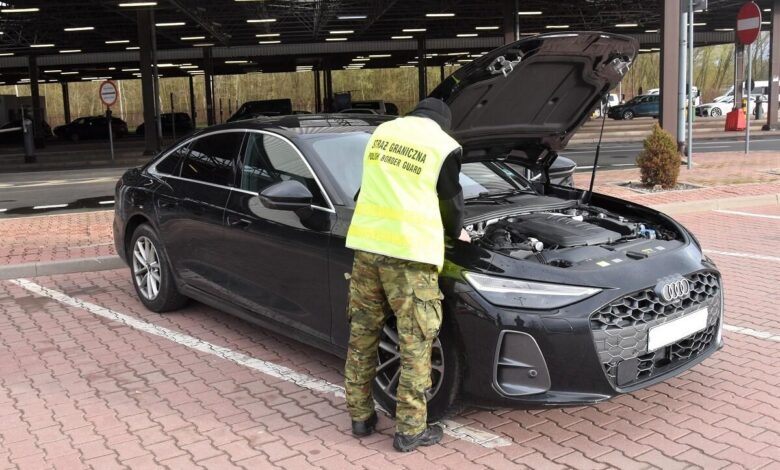 немку на Audi A6 развернули