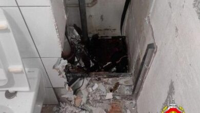 белорус упал в сантехническую