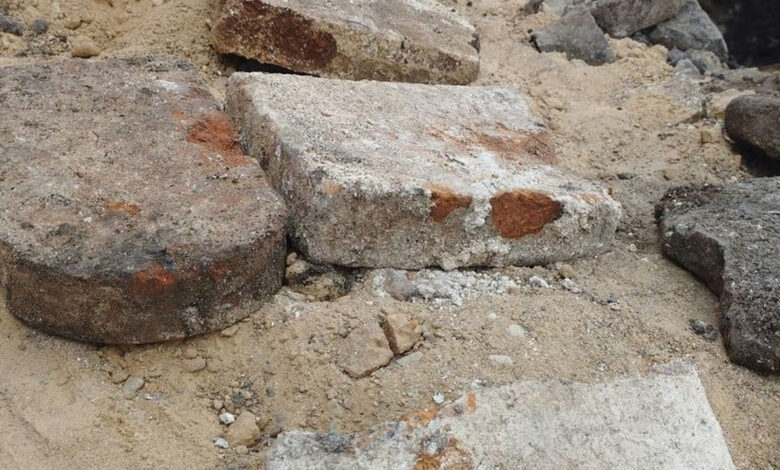 На территории