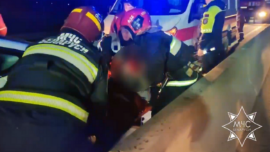 На трассе "Минск-Гродно"