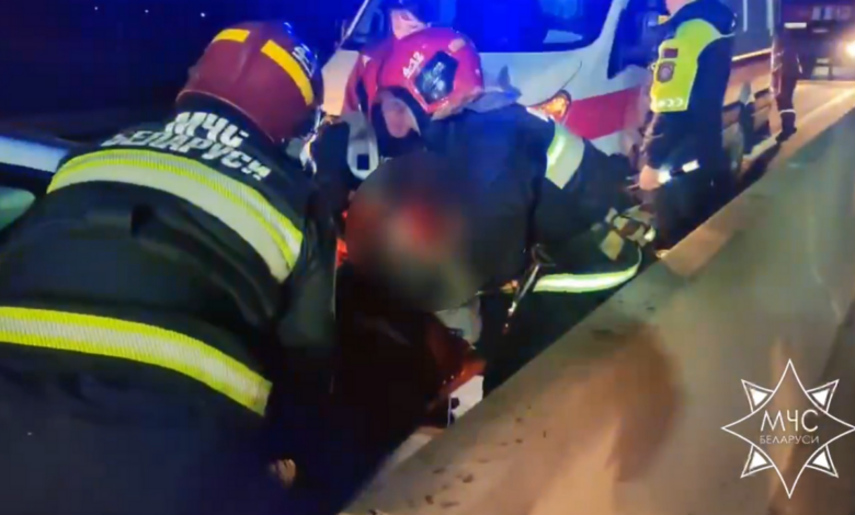 На трассе "Минск-Гродно"