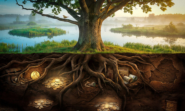 800-летний дуб и сокровища в земле: