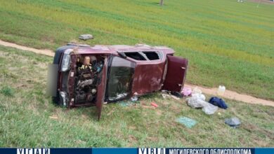 в аварии под Могилёвом